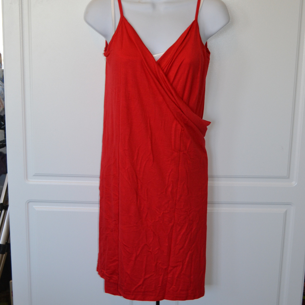 RED Beach Pool Swimsuit Coverup Dress  Wrap NEW